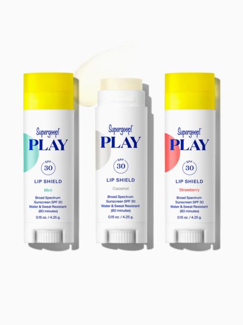 Supergoop PLAY Lip Shield SPF 30 Tropical Set