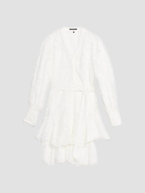 KOBI HALPERIN Women's Gillian Lace Tiered Minidress - White