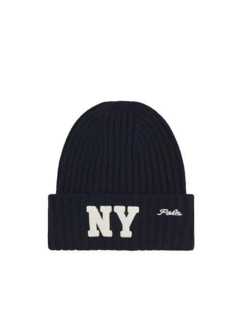 Polo Ralph Lauren NY rib-knit beanie
