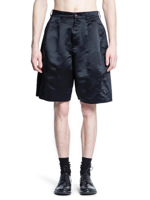 BLACK COMME des GARÇONS Pleated Satin Shorts
