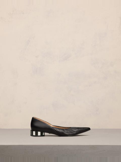 AMI Paris POINTED TOE PLEATED SHOES