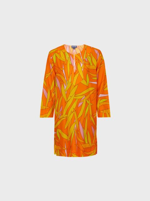 Vilebrequin Women Cotton and Silk Kaftan Madrague