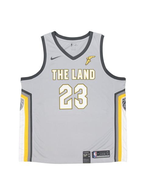 Nike Nike LeBron James City Edition Swingman Jersey SW Silver 912087-007