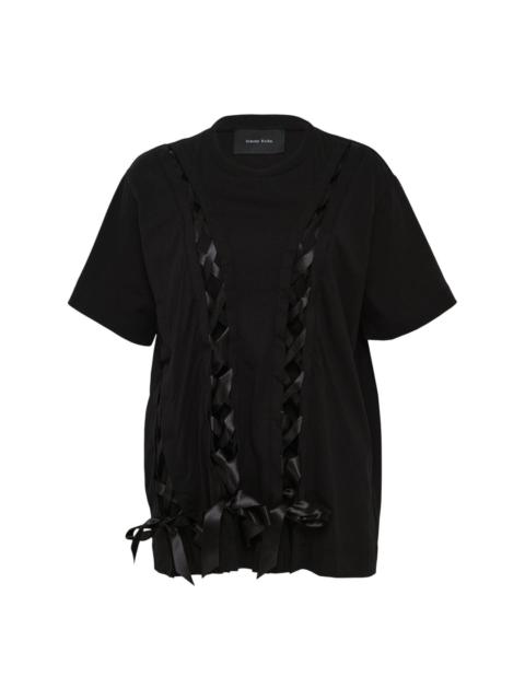 Simone Rocha Unraveling Ribbon T-Shirt