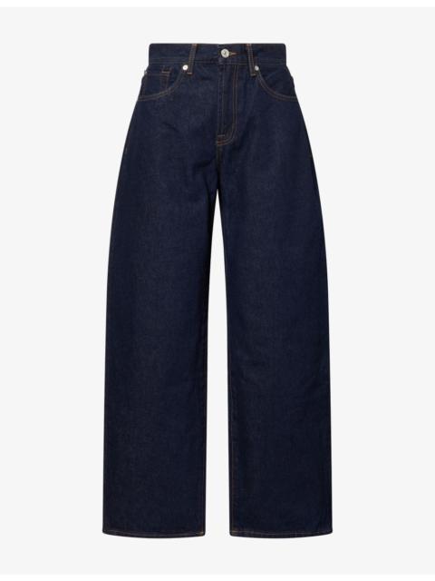 7 For All Mankind Bonnie Barrel-Leg Denim Jeans