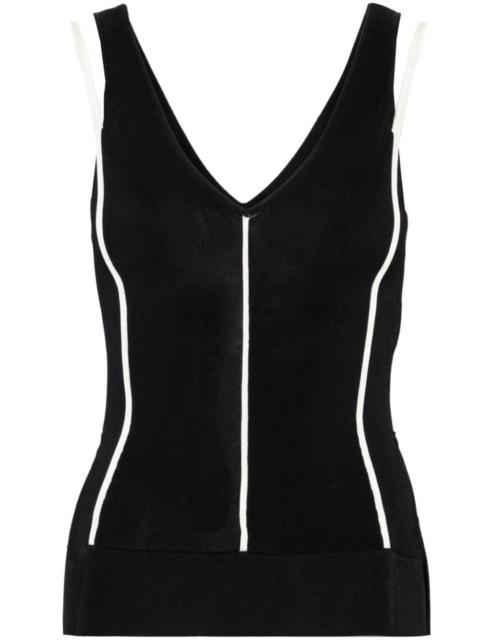 3.1 Phillip Lim V-neck striped tank top