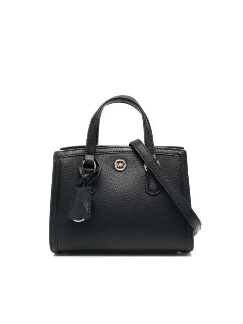 MICHAEL KORS logo-plaque leather tote bag
