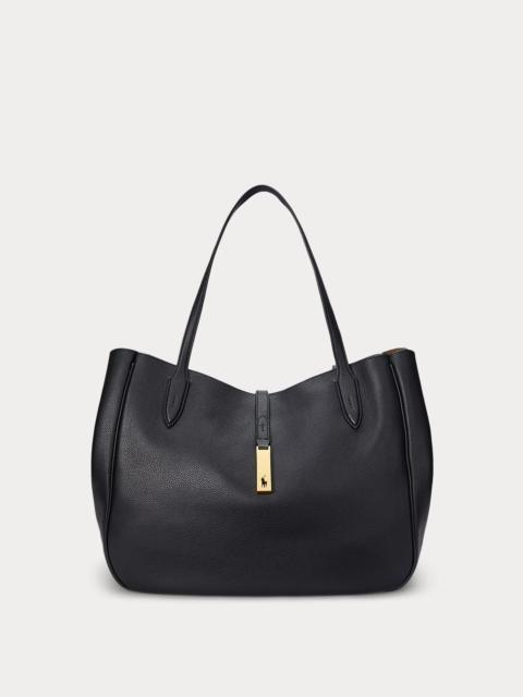 Polo Ralph Lauren Polo ID Leather Large Tote