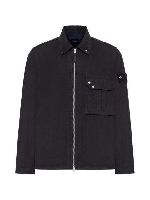 Stone Island Stone Island Zip Falp-pocket Shirt