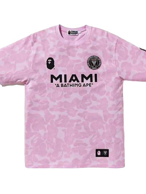 A BATHING APE® BAPE x Inter Miami CF Camo Tee "Pink" 1J72 109 902 PINK