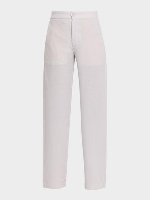 God’s True Cashmere Affirmations Cashmere Straight-Leg Pants
