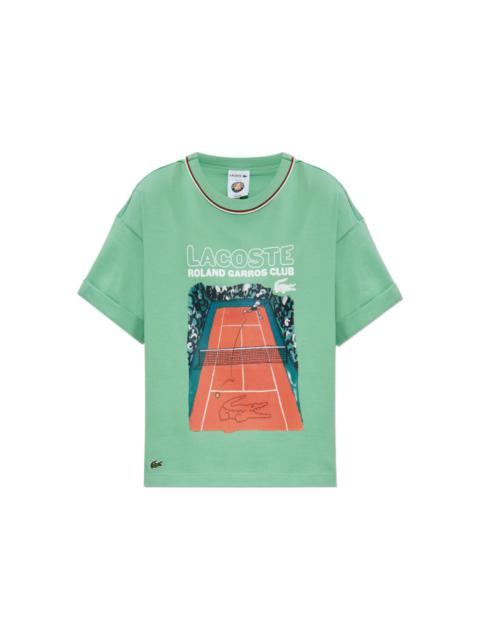 LACOSTE logo-print cotton t-shirt