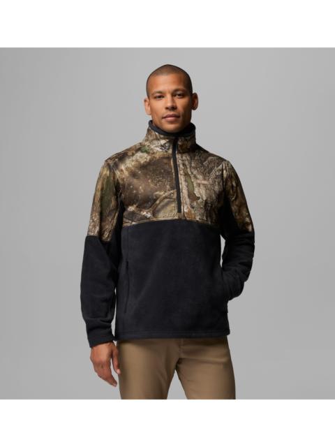 Columbia Men's PHG Fleece Overlay II Quarter Zip Fleece Pullover