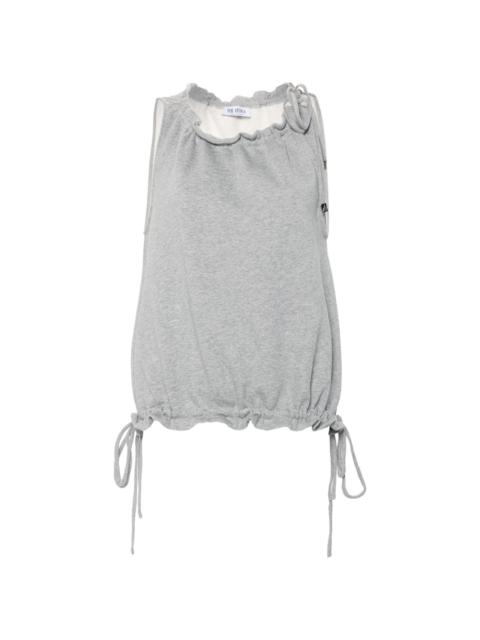 THE ATTICO drawstring tank top