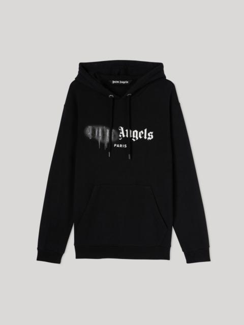 Palm Angels Black Tokyo Sprayed Hoodie Palm Angels