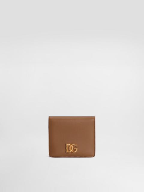 Dolce & Gabbana Calfskin wallet with DG logo