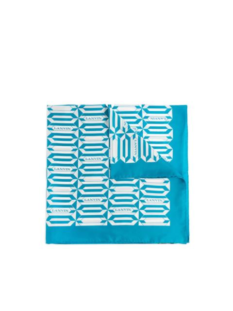 Lanvin geometric-printed scarf