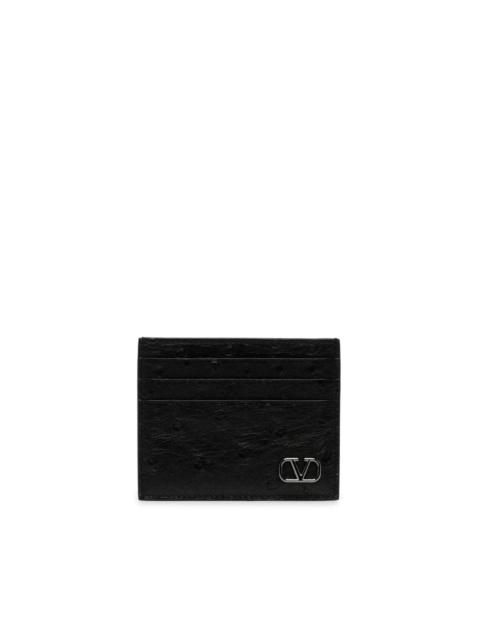 Valentino VLogo Signature leather cardholder