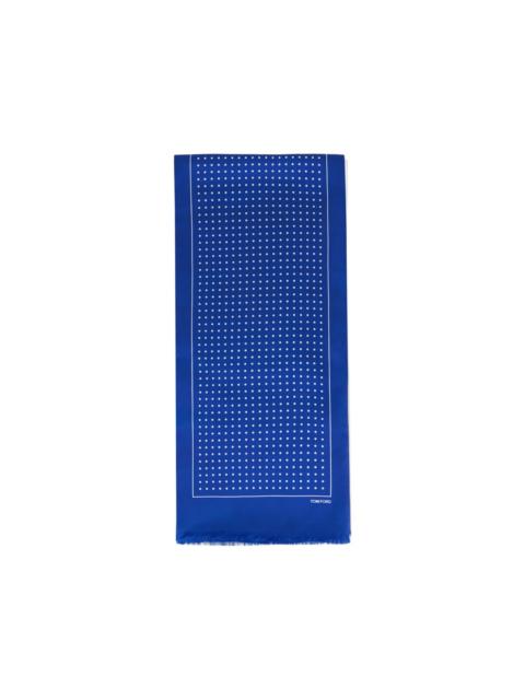 TOM FORD dotted fringed scarf