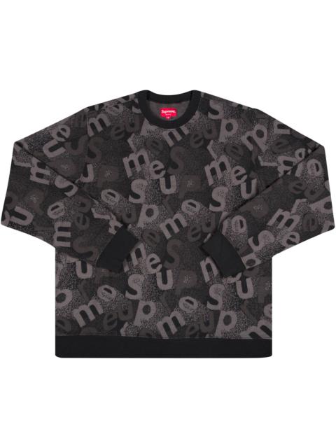 Supreme Supreme Radial Crewneck 'Navy' | REVERSIBLE