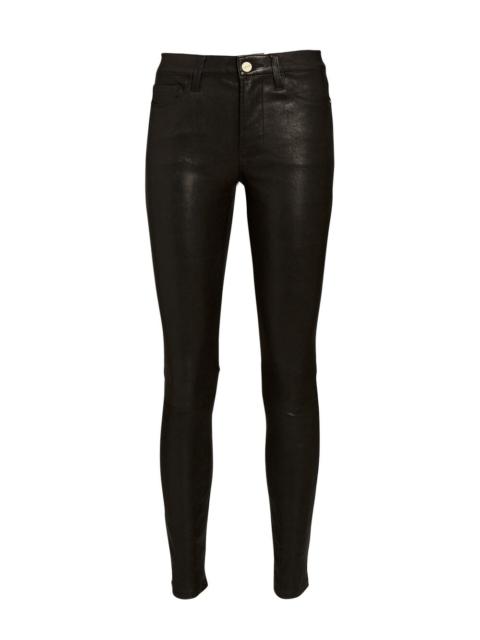 FRAME Le High Skinny Leather Pants
