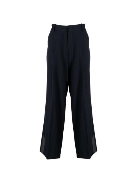 ADER error pinstripe-print tailored trousers