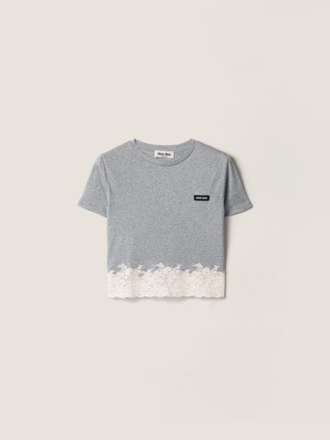 Miu Miu Silk jersey top