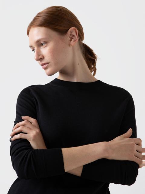 Sunspel Merino Silk Crew Neck jumper