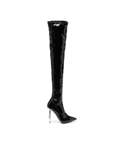 PHILIPP PLEIN Naplak thigh 부츠