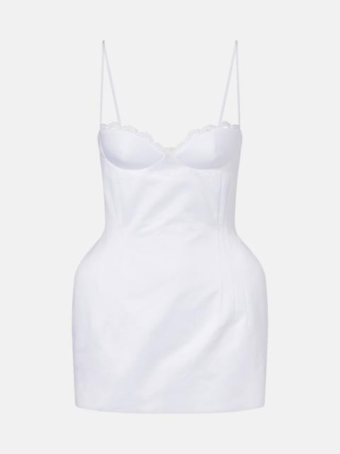 MAGDA BUTRYM Cotton bustier minidress