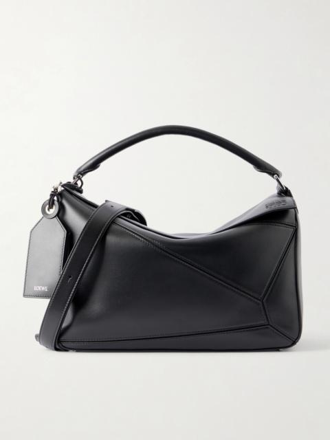 Loewe Puzzle Featherlight Large Leather Messenger Bag