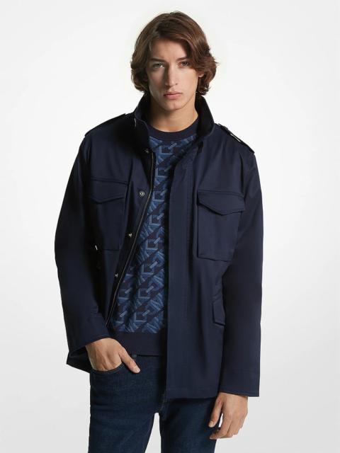MICHAEL KORS Stretch Organic Cotton Field Jacket