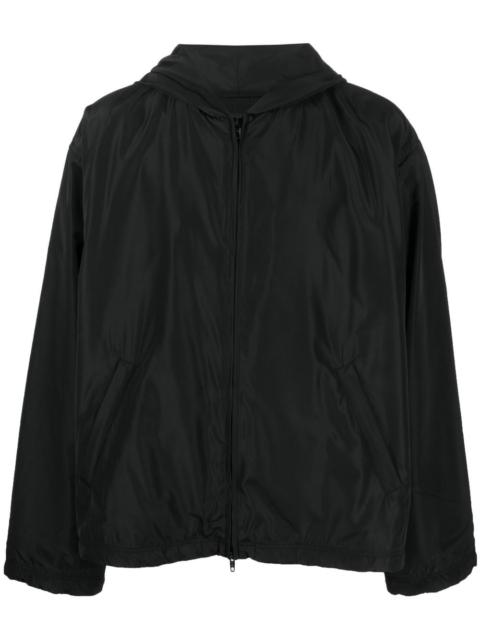 Nylon zipped jacket