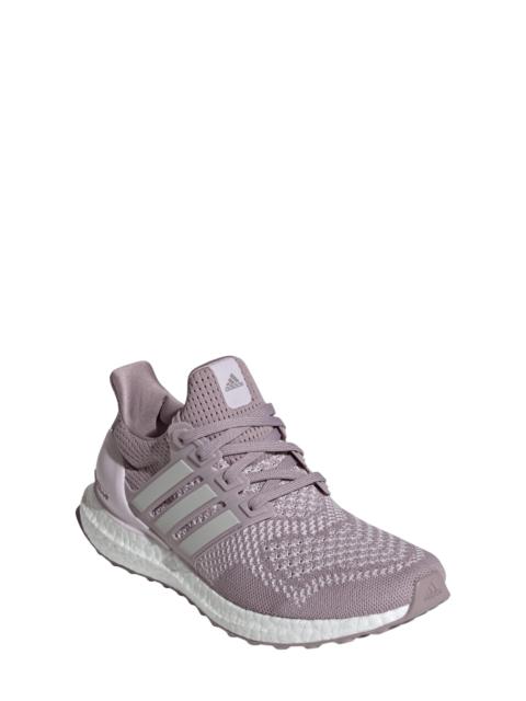 UltraBoost 1.0 DNA Running Sneaker in Preloved Fig/Grey One/Pink