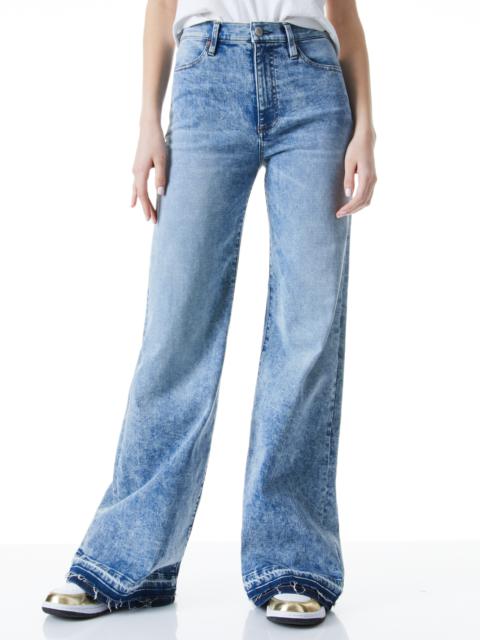 Alice + Olivia BEAUTIFUL HIGH RISE FLARE JEAN