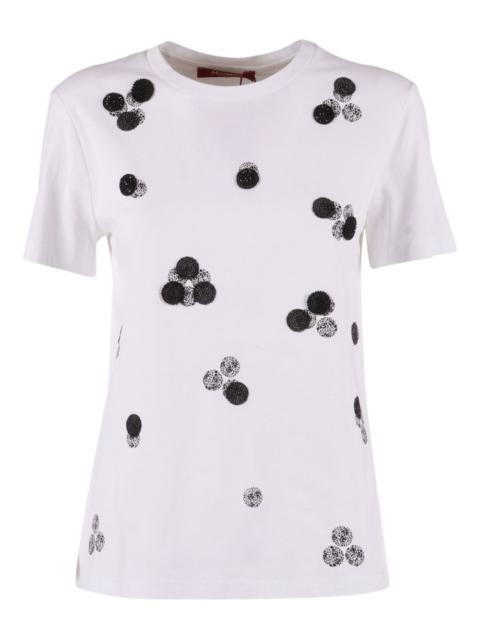 Max Mara Umano beaded T-shirt