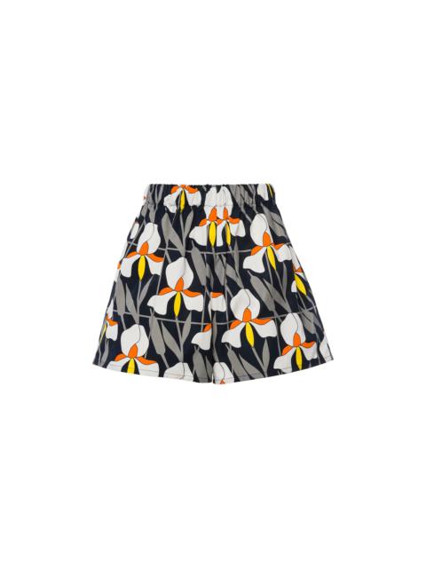 Prada Printed poplin shorts