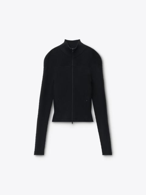 Alexander Wang debossed logo fitted jacket