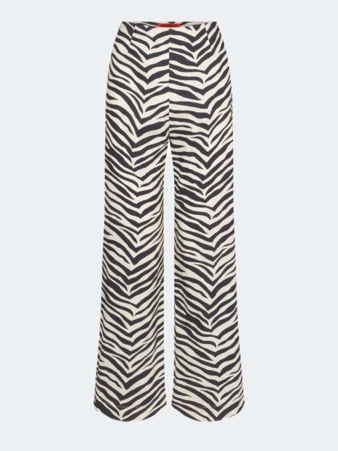 SIMONMILLER Pia Poplin Pant In Zebra Print