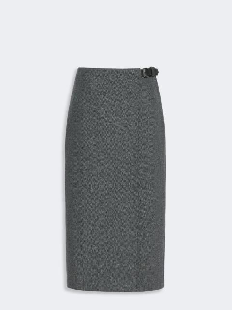 WEEKEND Max Mara PETALI Jacquard jersey skirt - MEDIUM GREY