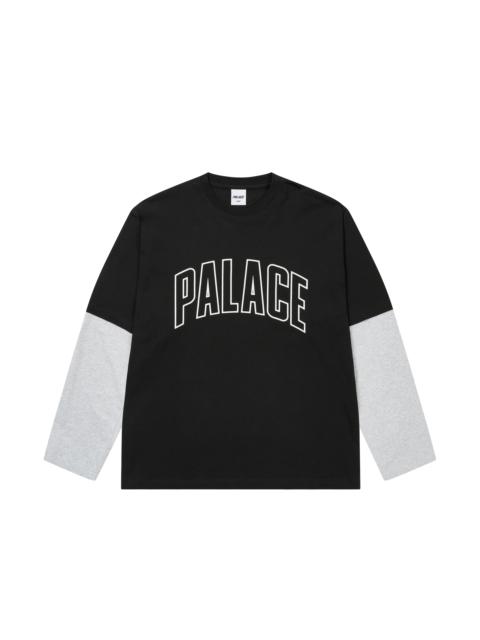 PALACE SURPRISINGLY LONGSLEEVE BLACK / GREY MARL