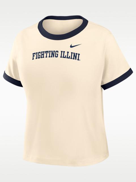 Nike Nike College (Illinois Women's Ringer T-Shirt
