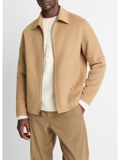 Vince Splittable Wool-Blend Zip-Front Jacket