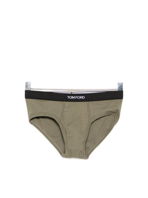 TOM FORD LOGO-WAISTBAND BRIEFS