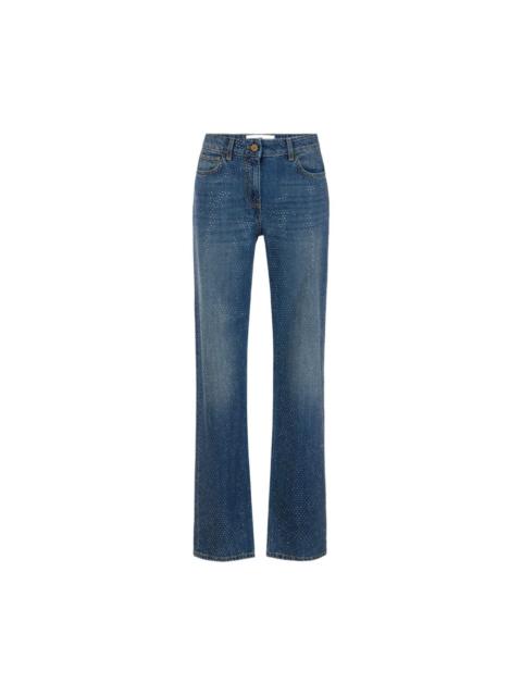 ELISABETTA FRANCHI Denim cotton jeans