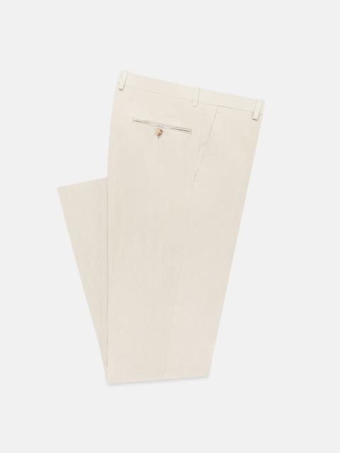 J. PRESS MADE-IN-USA IVORY LINEN TROUSER