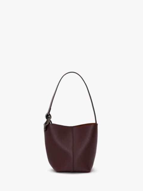 JW Anderson SMALL JWA CORNER BUCKET - LEATHER BUCKET BAG