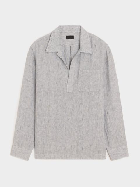 TODD SNYDER Linen Popover Shirt