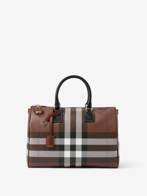 Burberry Check Medium Bowling Bag