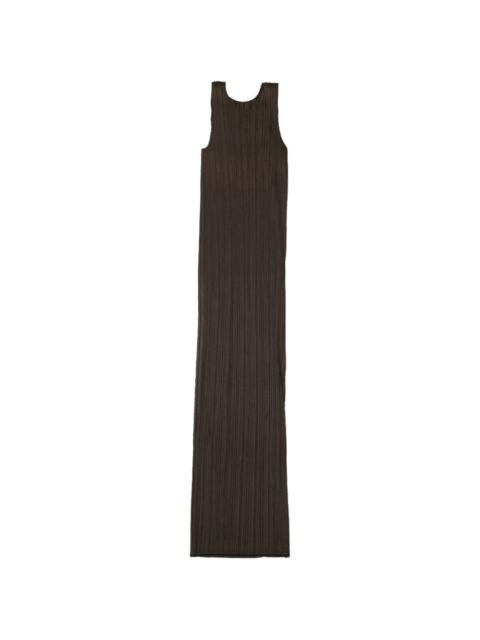 Pleats Please Issey Miyake pleated maxi dress